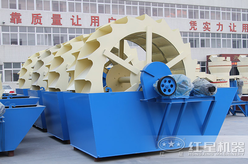 輪斗式洗砂機(jī)款型多樣，單輪、雙輪、三輪這都有
